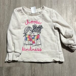 4/$30 GAP Kids' Cream Graphic Sweatshirt 18-24M